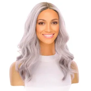 22" Reese Silk Top Wig Silver Smoke