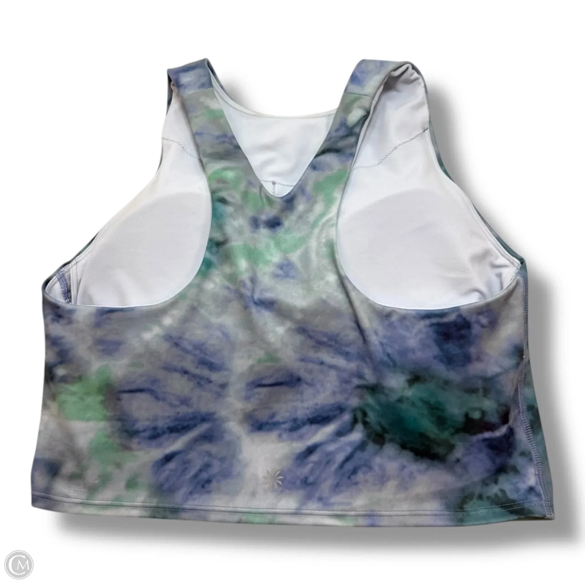 Athletic Bra By Athleta In Tie Dye, Size: M