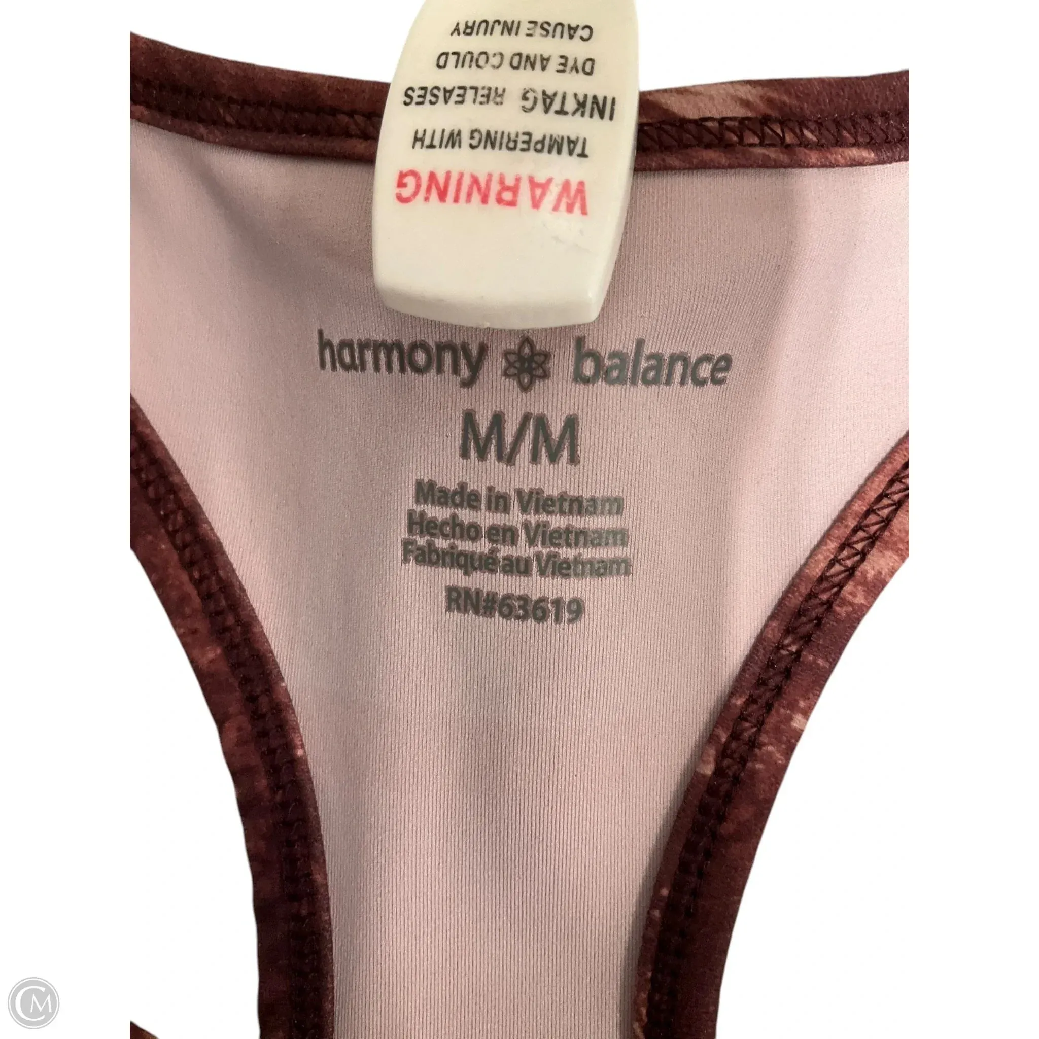 Athletic Bra By Clothes Mentor In Red, Size: M