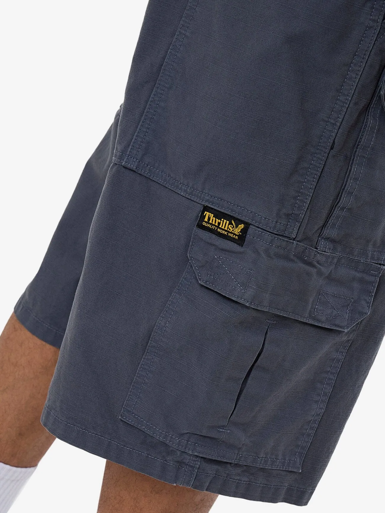 Big Slacker Union Utility Short - Light Petrol