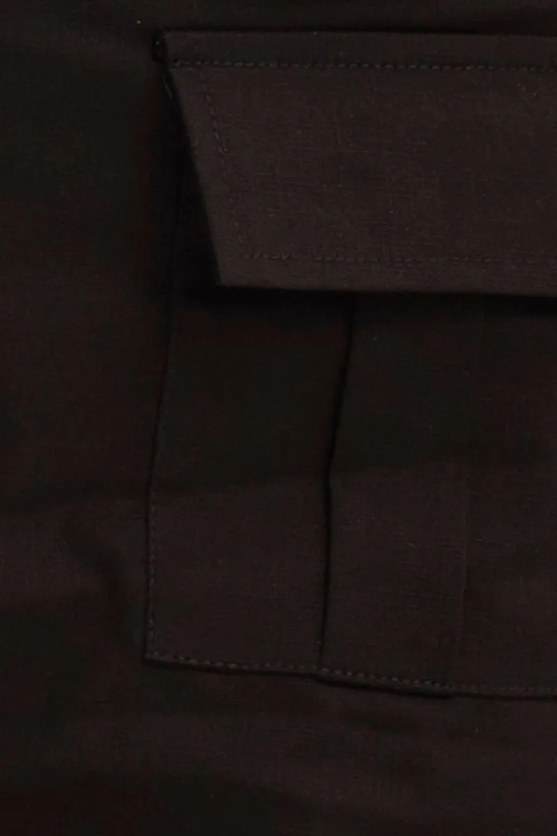 Black Cargo Shorts