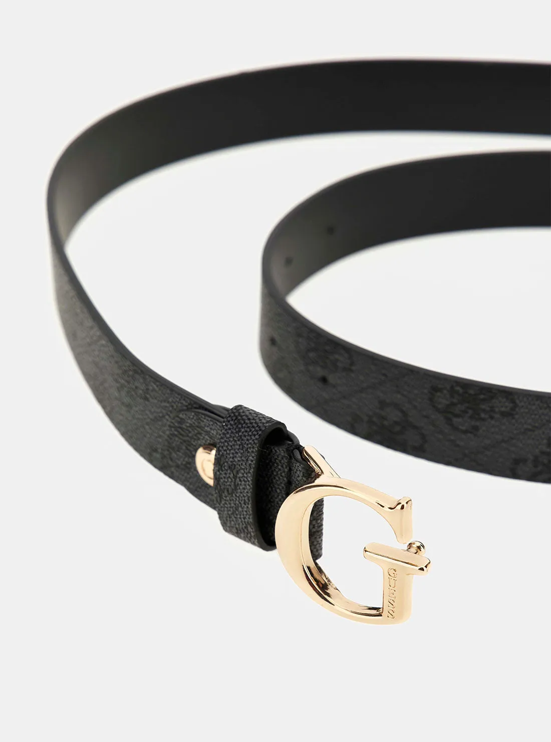 Black Logo Emera Adjustable Belt