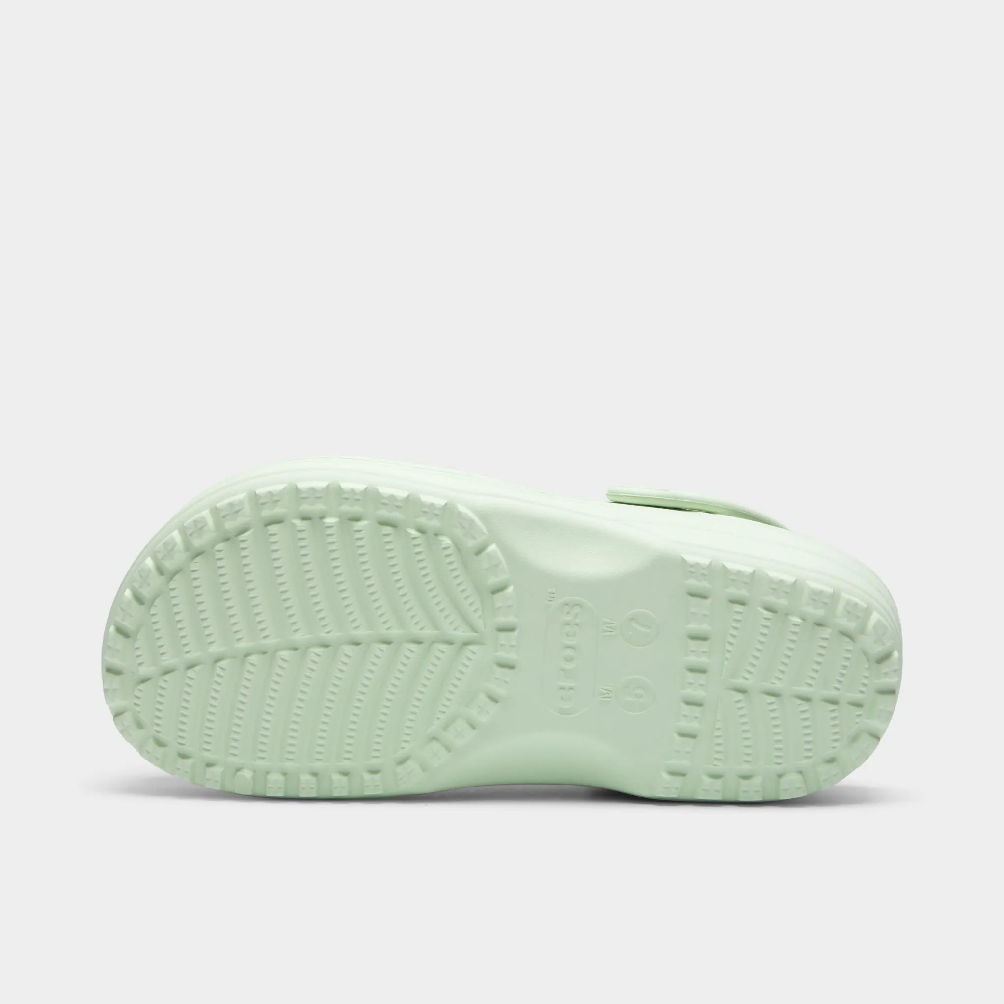Crocs Women's Classic Floral Cut Out Clog / Jade Tint