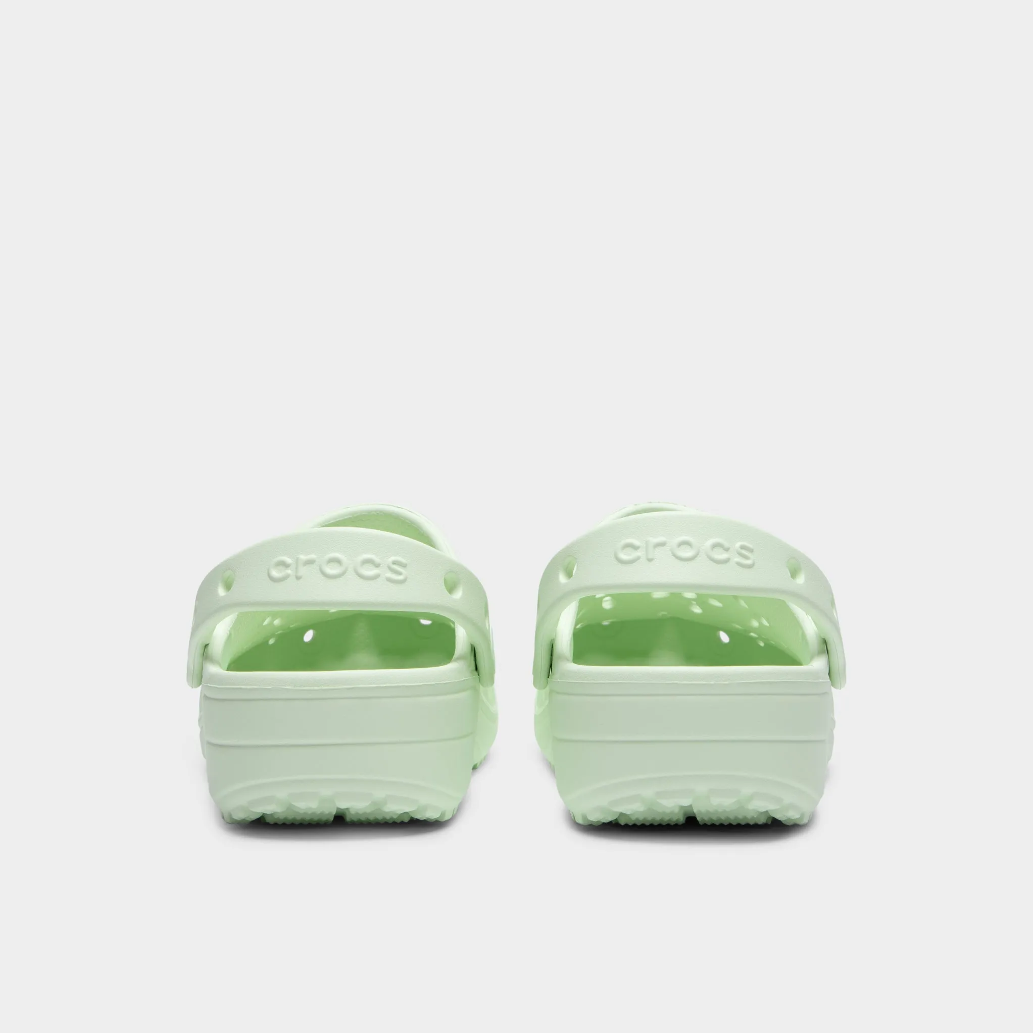 Crocs Women's Classic Floral Cut Out Clog / Jade Tint
