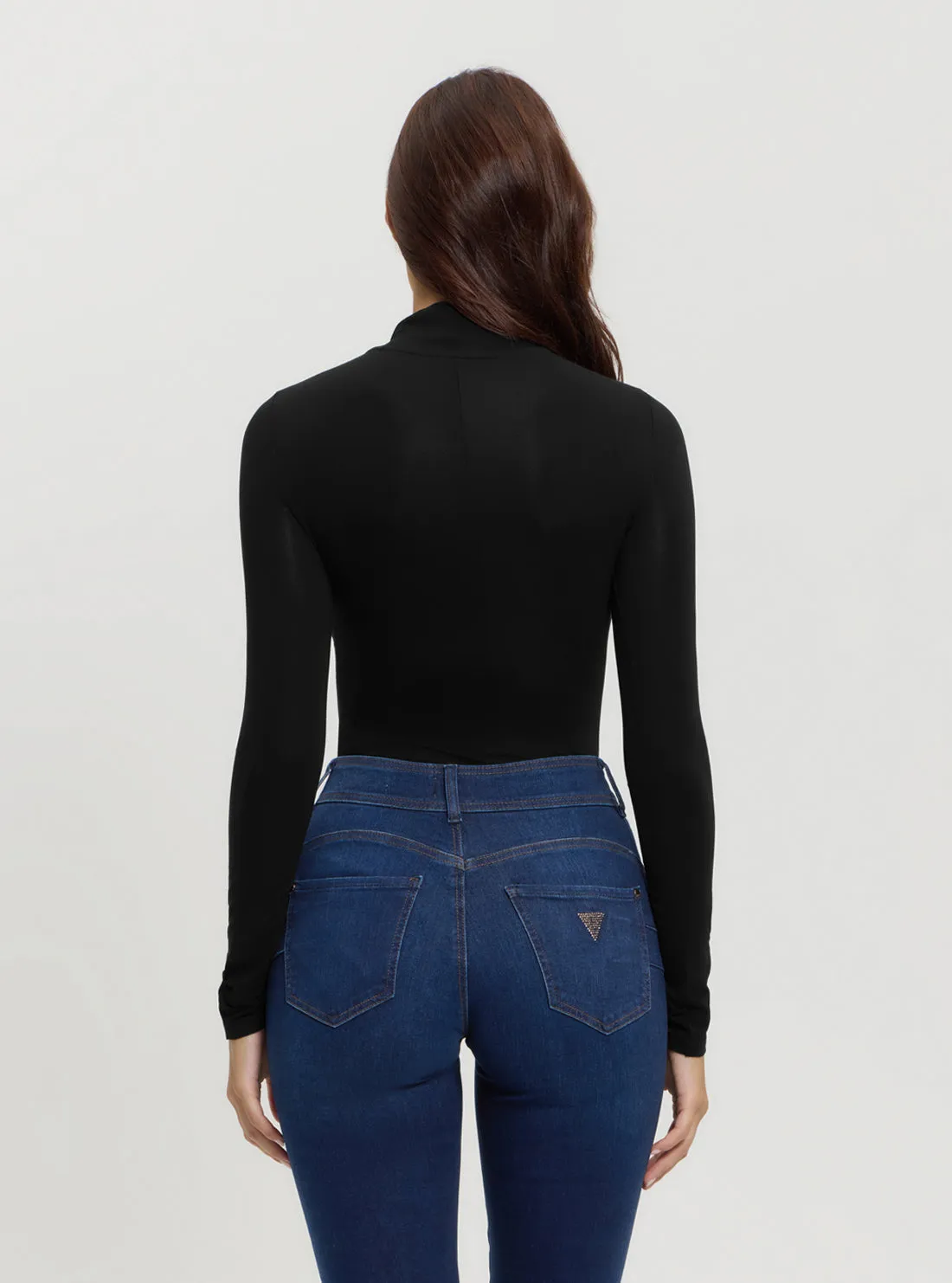 Eco Black Evelyn Logo Bodysuit