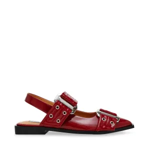 Grand Ave Flat Shoe WINE PATENT