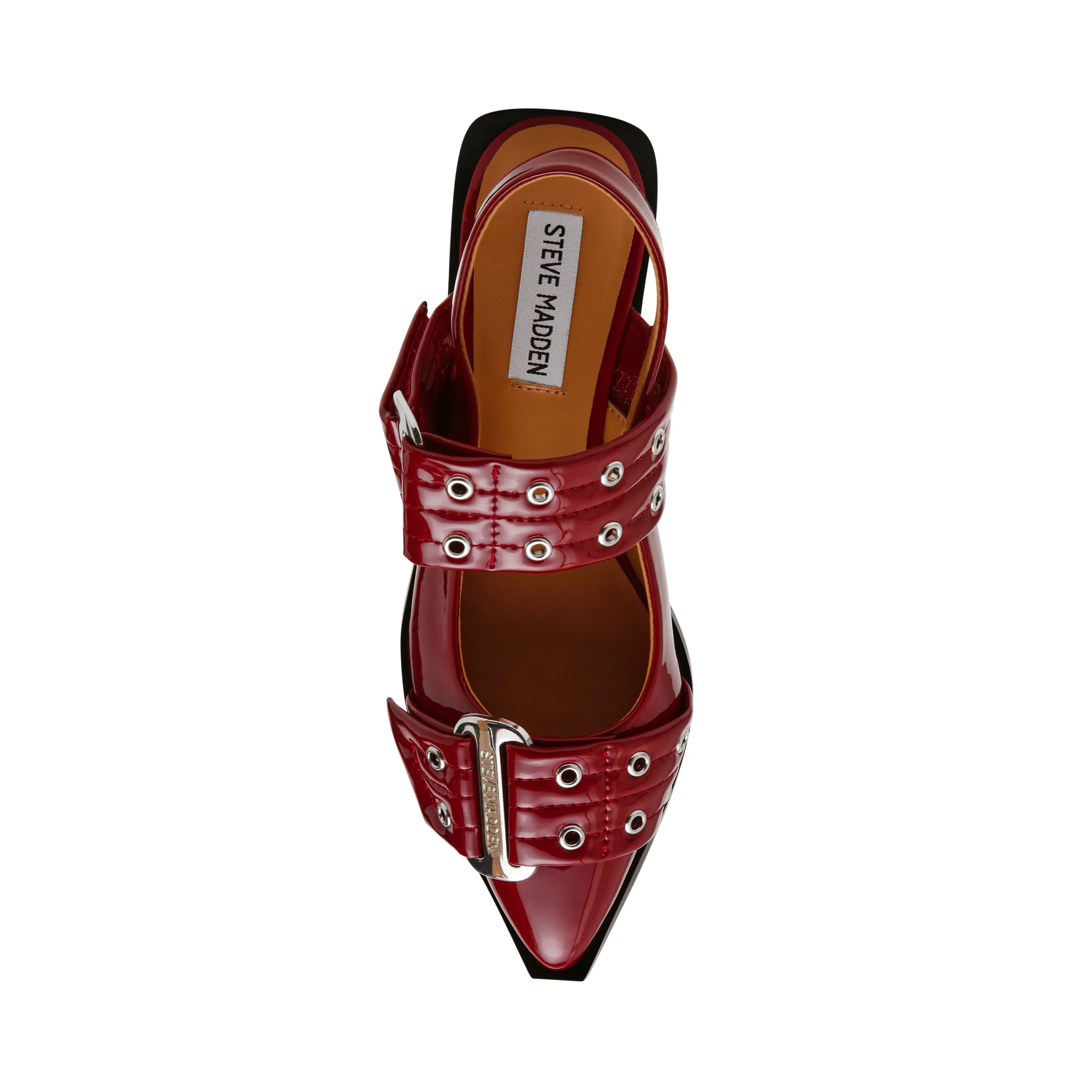 Grand Ave Flat Shoe WINE PATENT