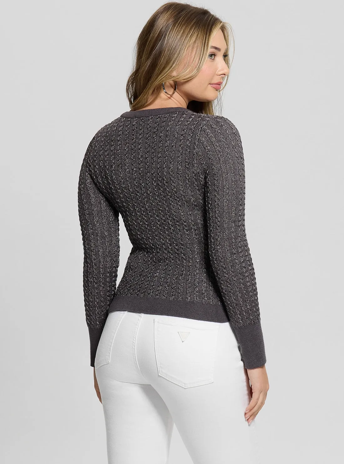 Grey Josie Knit Cardigan