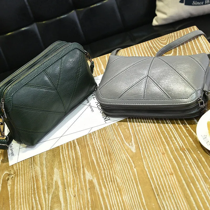 High Quality Women Handbag Luxury Messenger Bag Soft Faux Leather Shoulder Bag