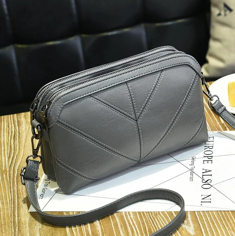 High Quality Women Handbag Luxury Messenger Bag Soft Faux Leather Shoulder Bag