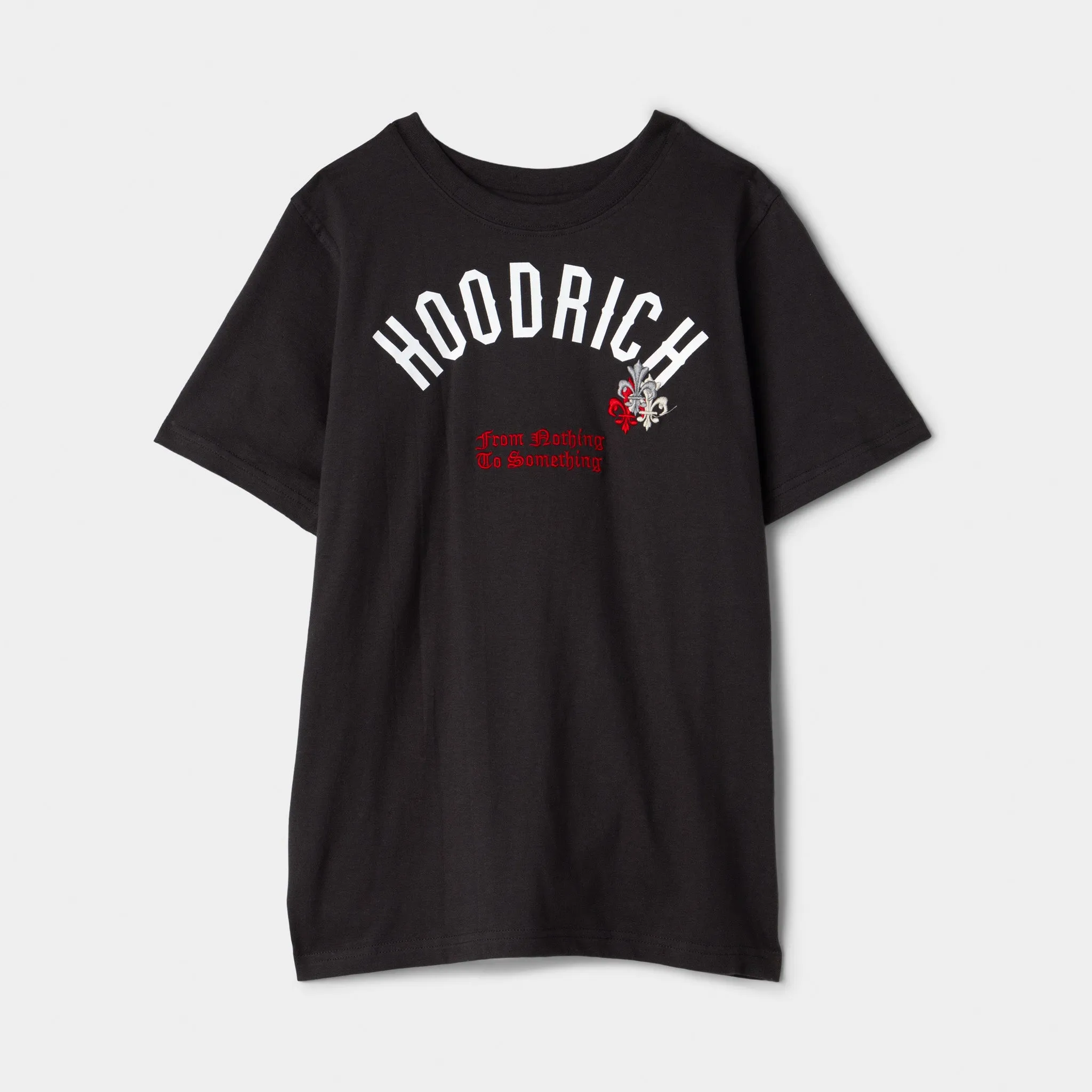 Hoodrich Juniors' Shadow Graphic Tee Asphalt / White - Lychee
