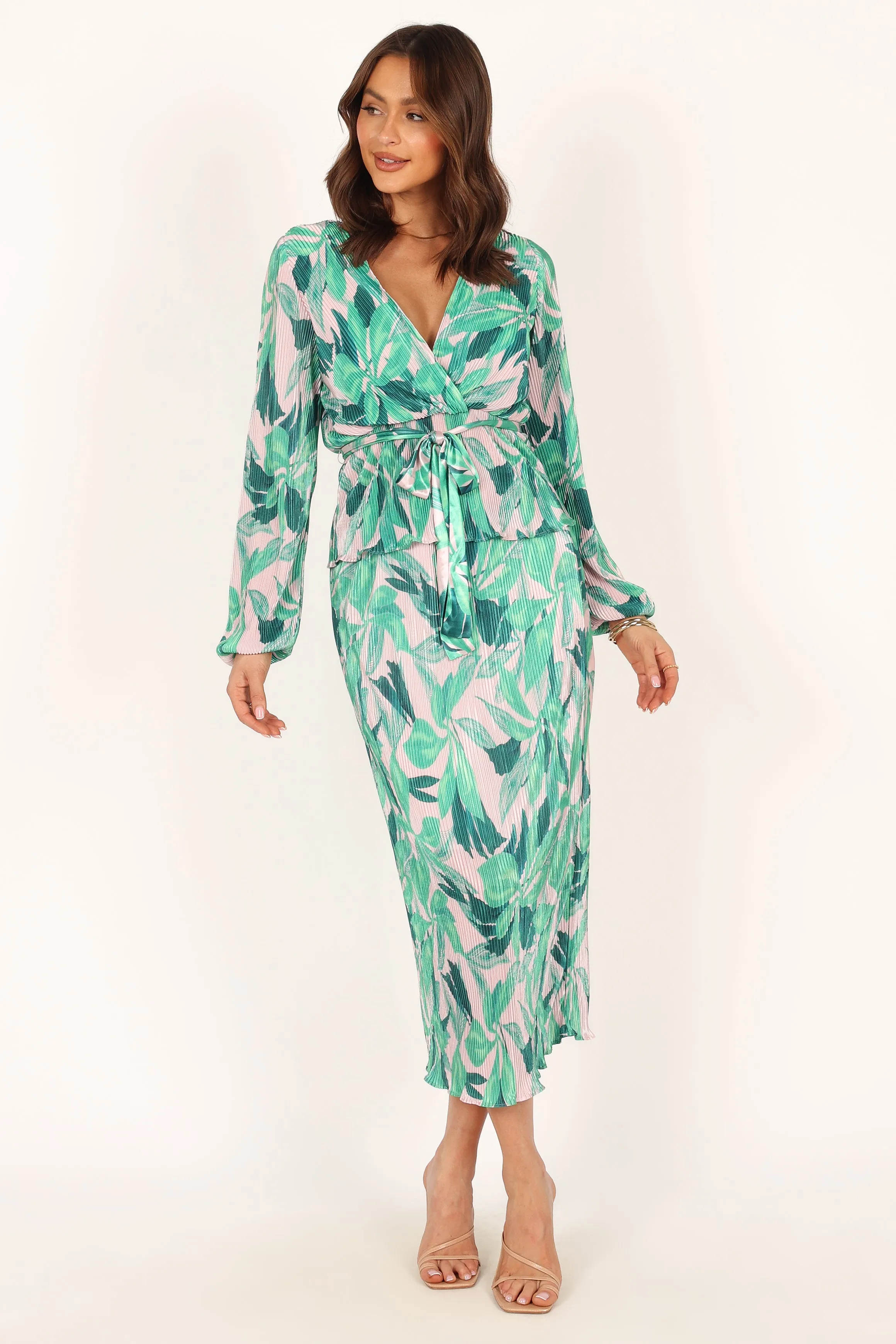 Minelli Pleat Top - Green