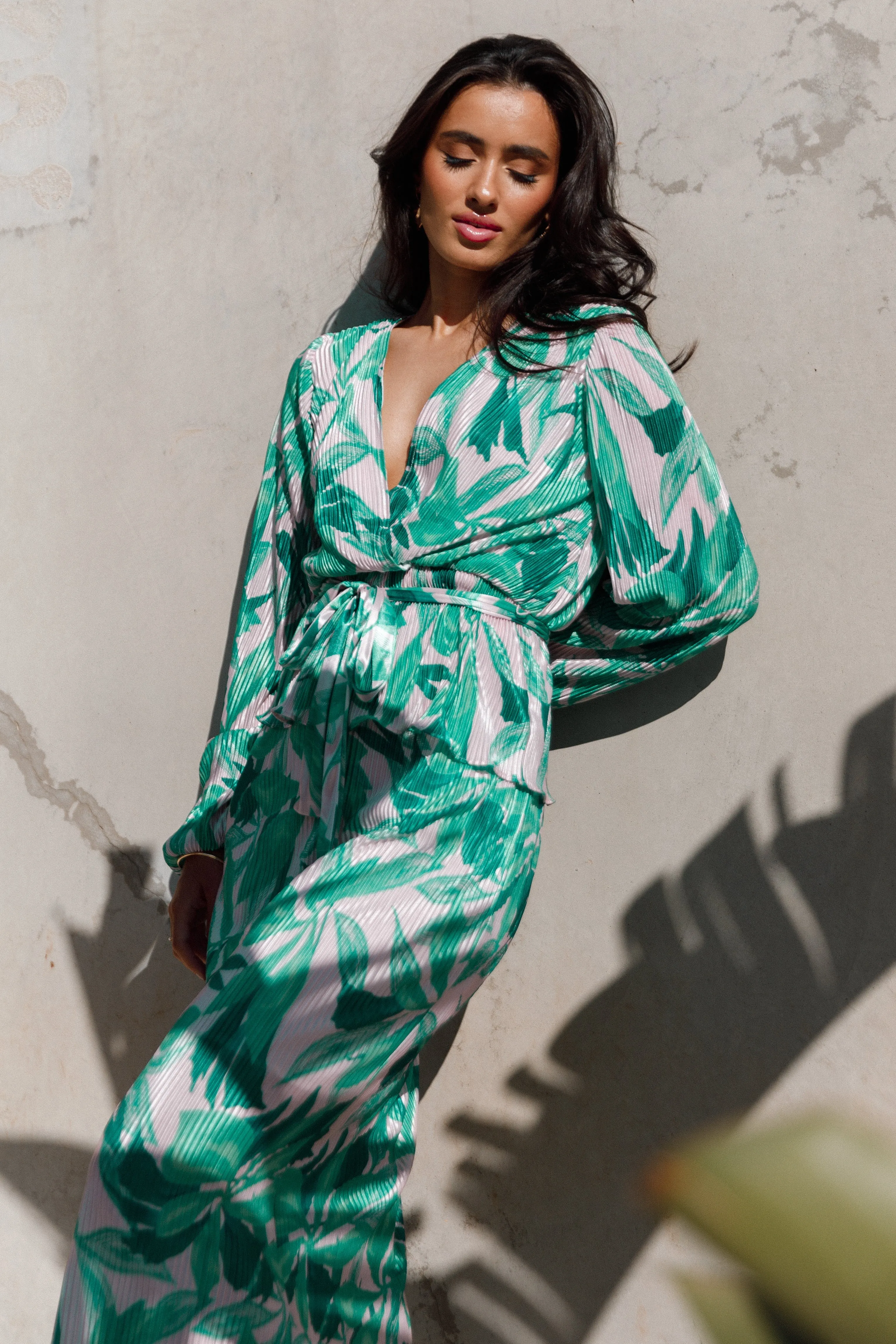 Minelli Pleat Top - Green