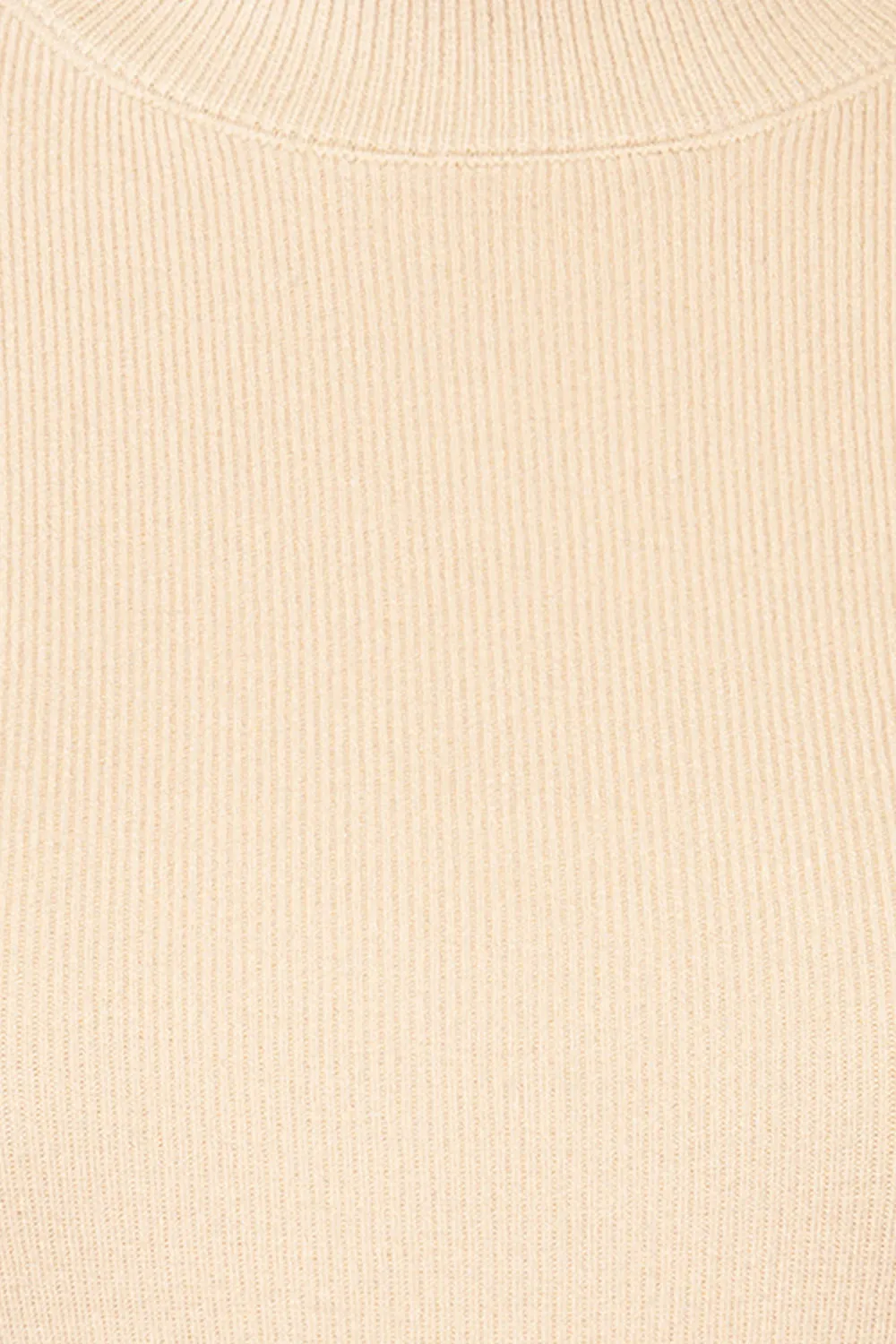 Palermo Ivory | Short Sleeve Mock Neck Top