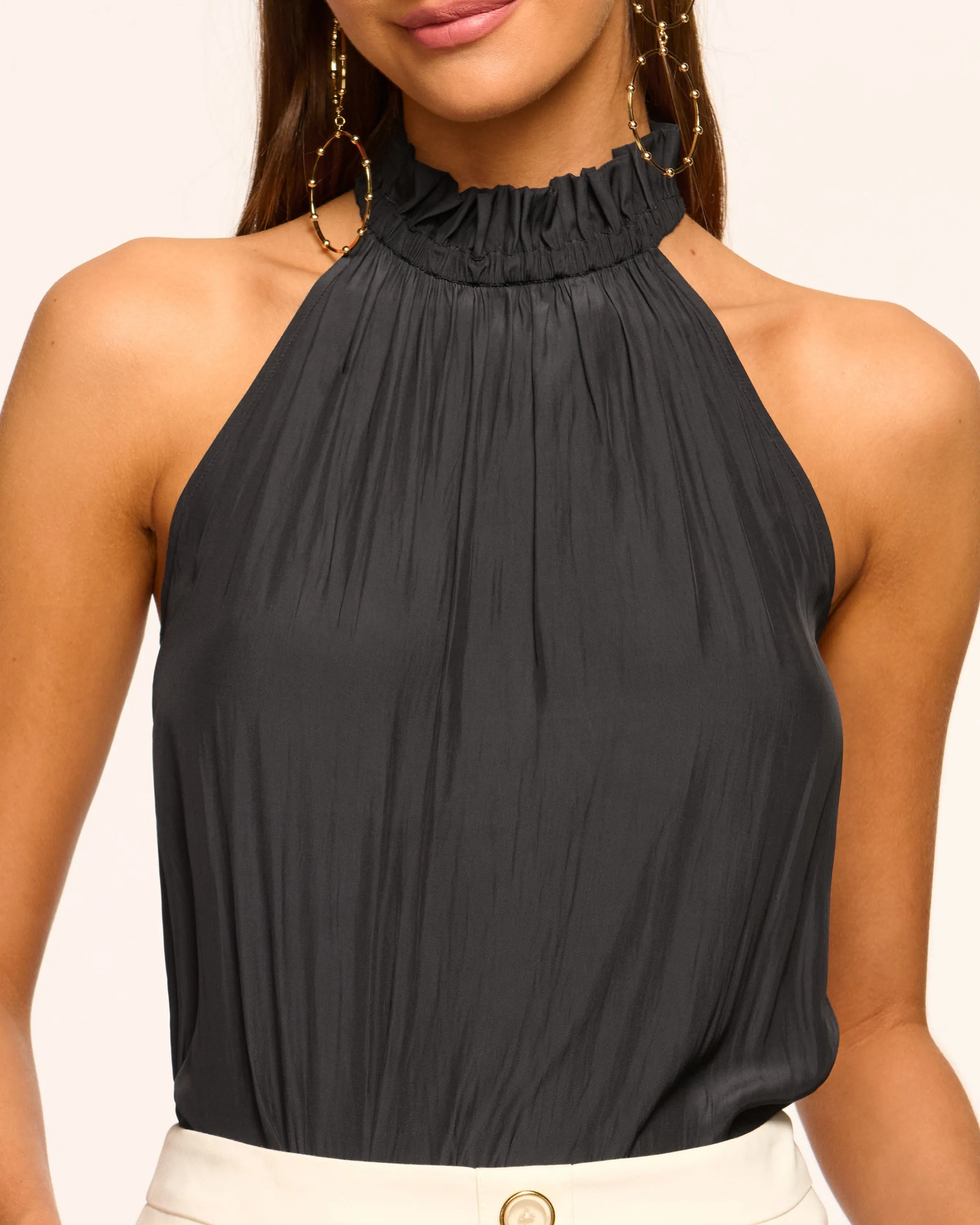 Rowan High Neck Tank Top