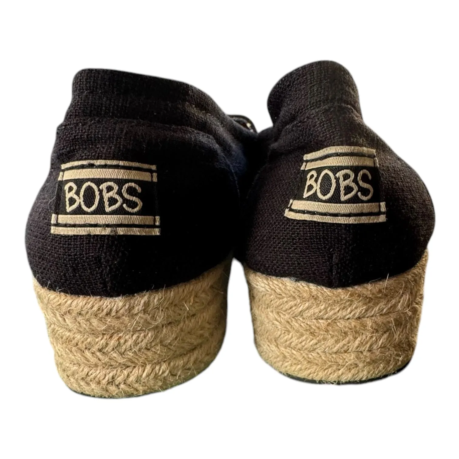 Shoes Flats By Bobs In Black & Tan, Size:8.5