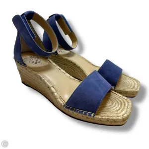Shoes Heels Wedge By Vince Camuto In Blue, Size: 8