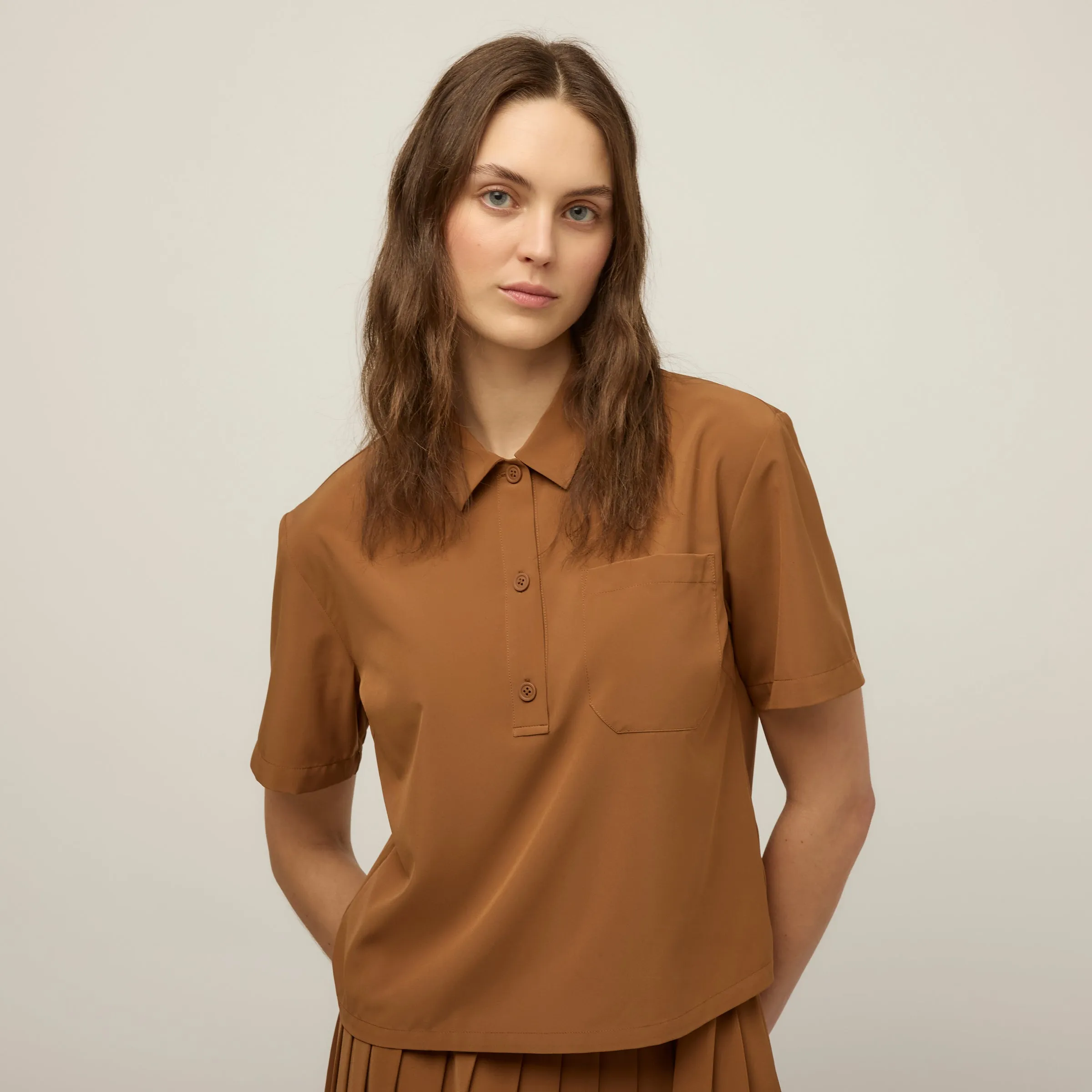 Short Sleeve Tech Slk Polo