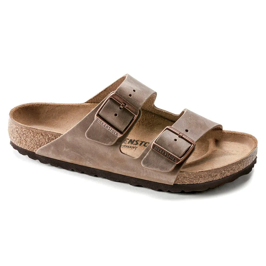 Unisex Arizona Oiled Leather Tobacco Regular/Wide