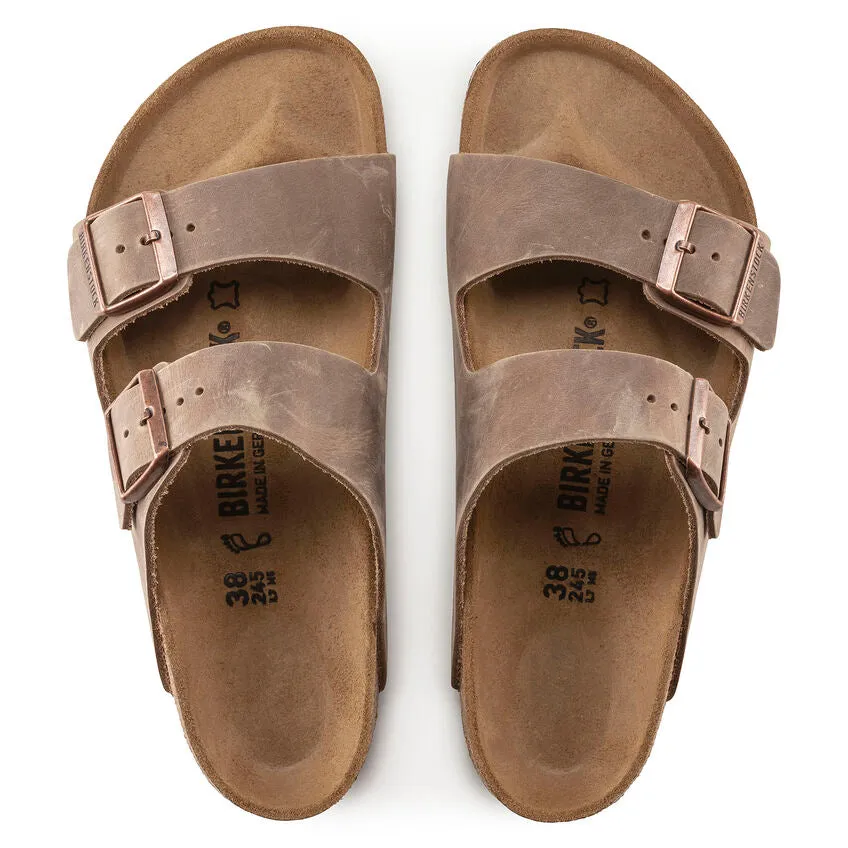 Unisex Arizona Oiled Leather Tobacco Regular/Wide
