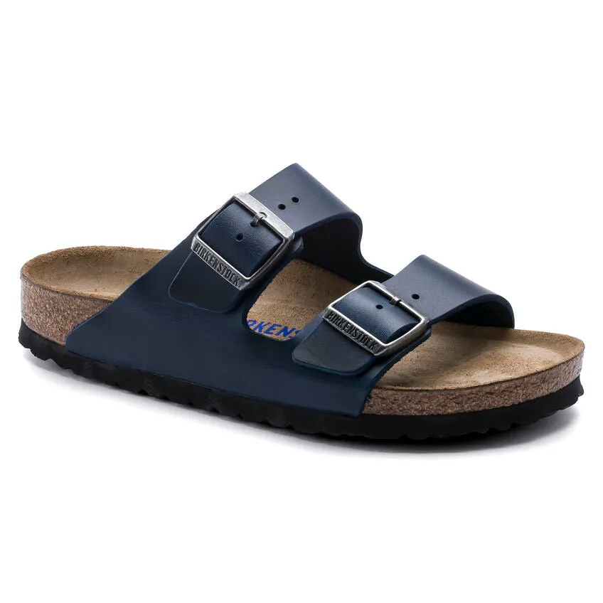 Unisex Arizona Soft Footbed Oiled Leather Blue Medium/Narrow