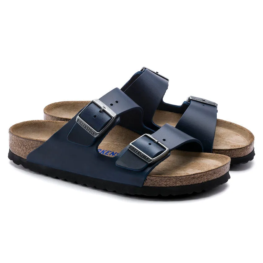 Unisex Arizona Soft Footbed Oiled Leather Blue Medium/Narrow
