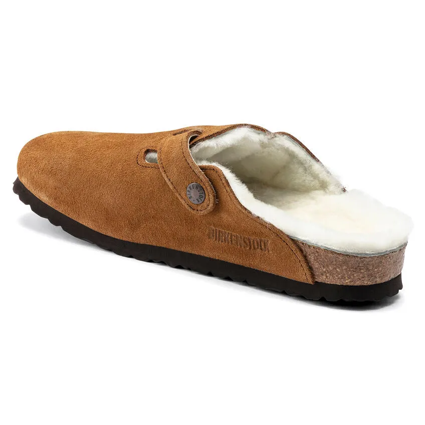 Unisex Boston Shearling Suede Leather Mink Regular/Wide