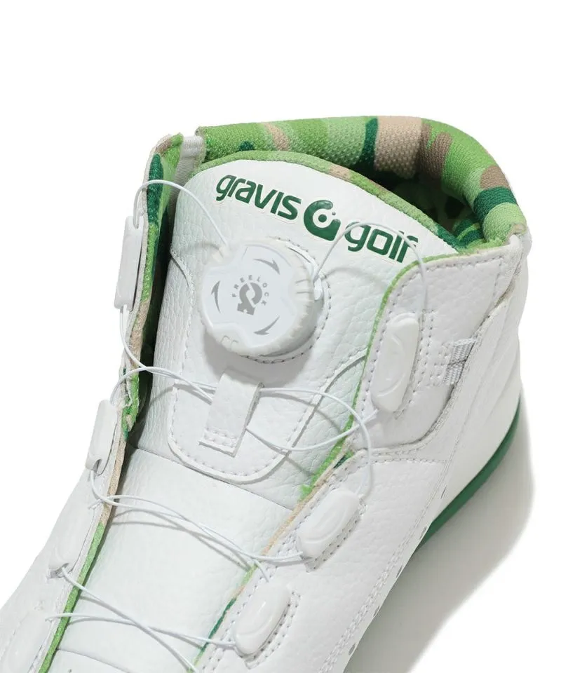 Unisex Gravis Free Lock Golf Shoes White