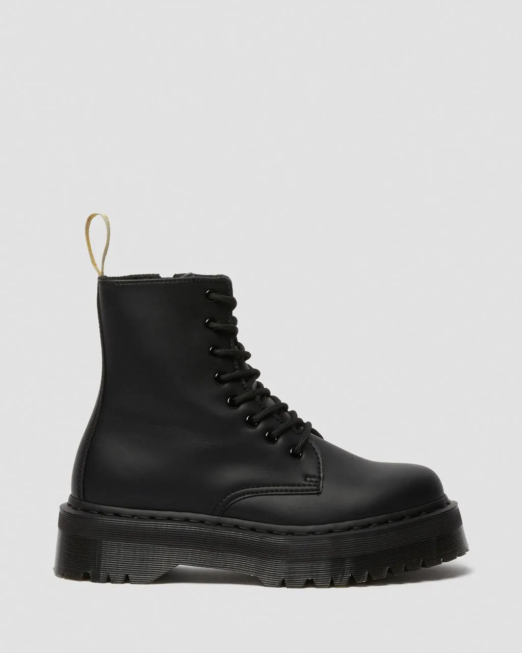 Unisex Vegan Jadon II Mono Platform Boots Black