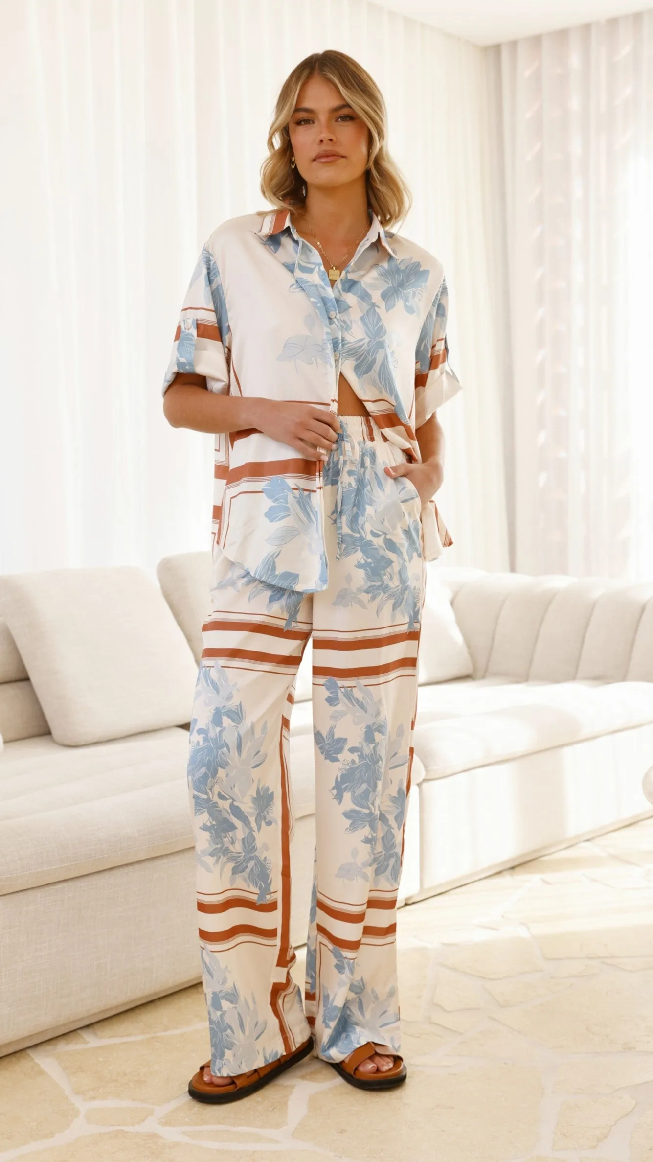 Valene Pants - Amore Print