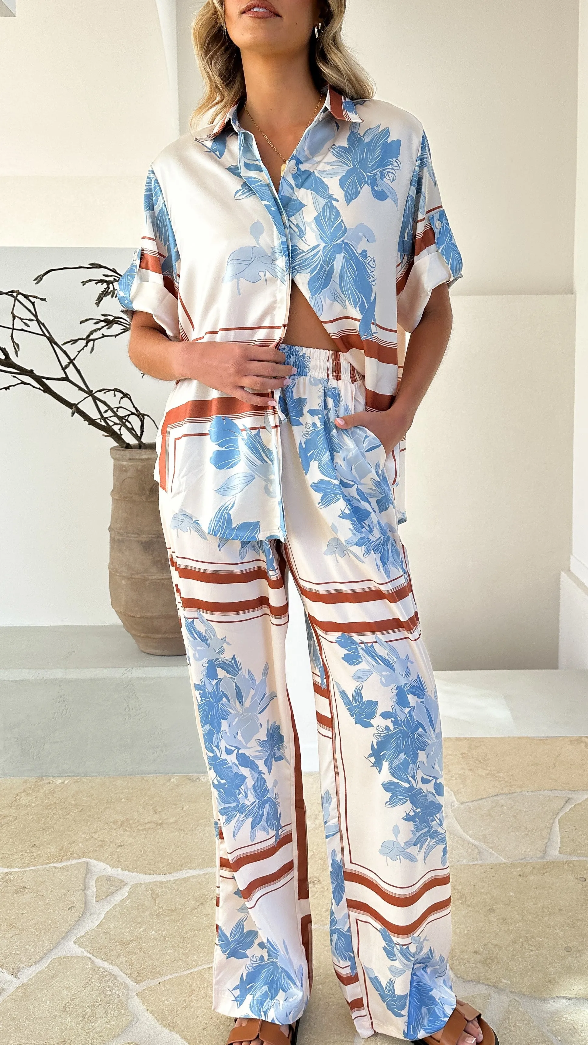 Valene Pants - Amore Print