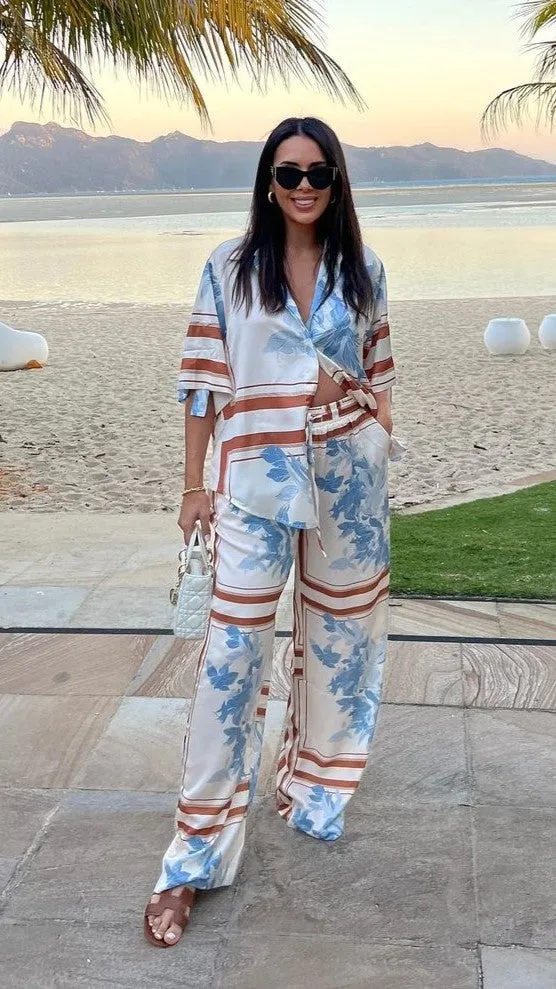 Valene Pants - Amore Print