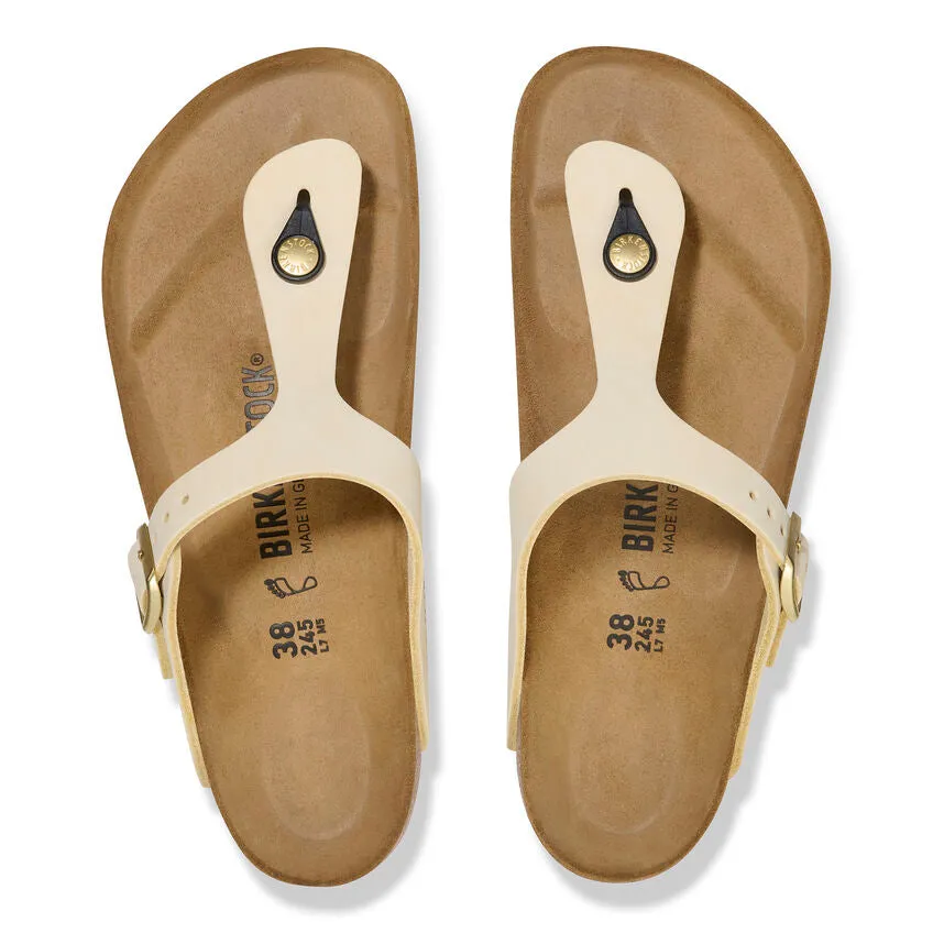 Women's Gizeh Nubuck Leather Ecru Regular/Wide