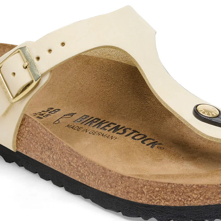 Women's Gizeh Nubuck Leather Ecru Regular/Wide