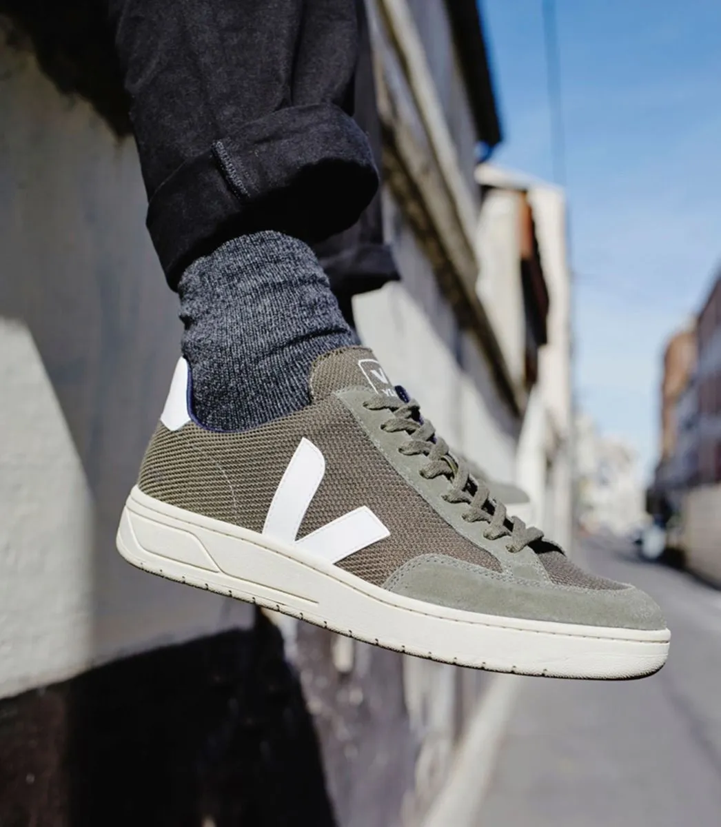 Women's V-12 VEGAN B-MESH OLIVE WHITE