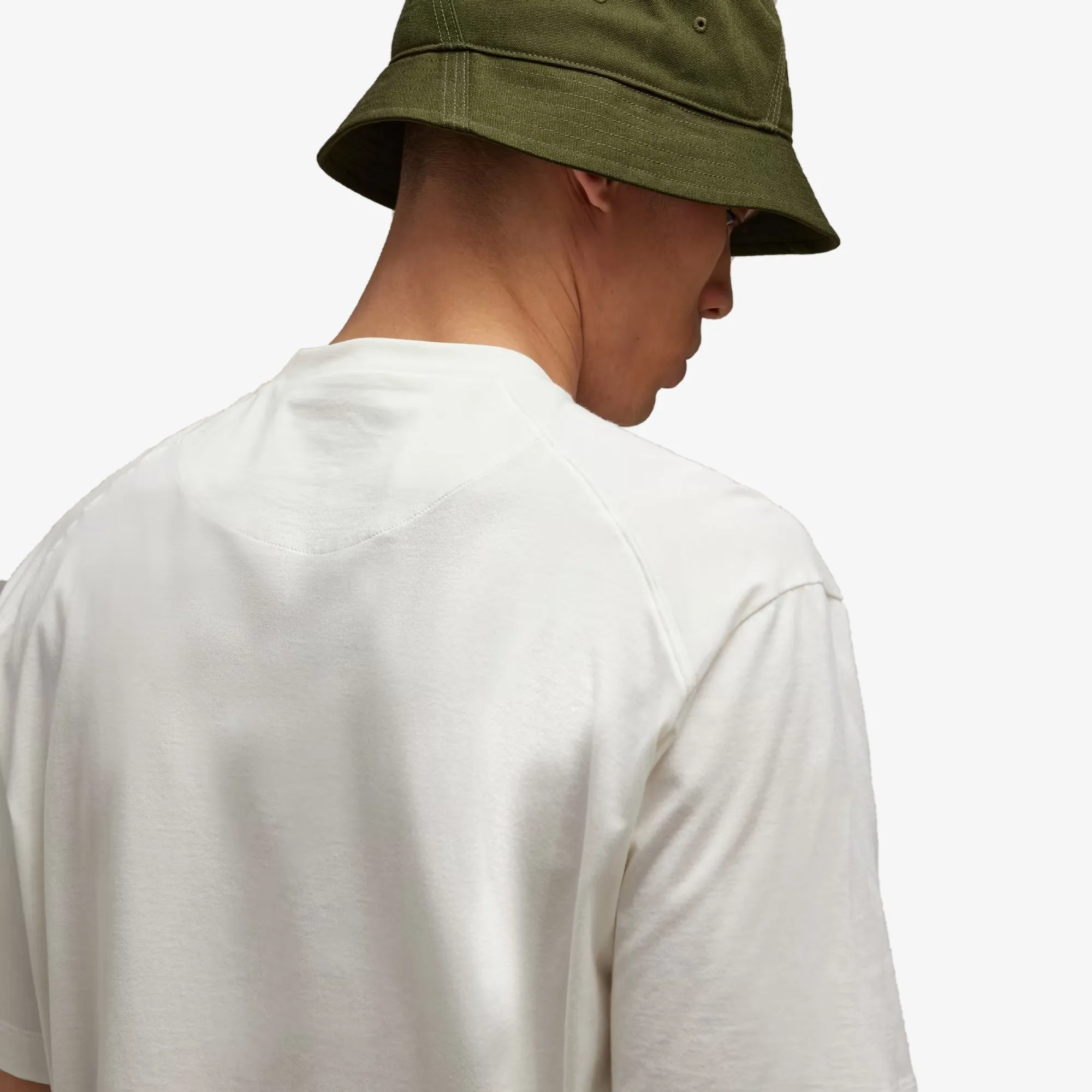 Y-3 | GRAPHIC SHORT SLEEVE TEE  { WHITE